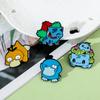 Enamel Brooch for Children, Cartoon, Psyduck, Bulbasaur, Anime Action Figures, Pikachu, Charizard Jewelry, Birthday Gift