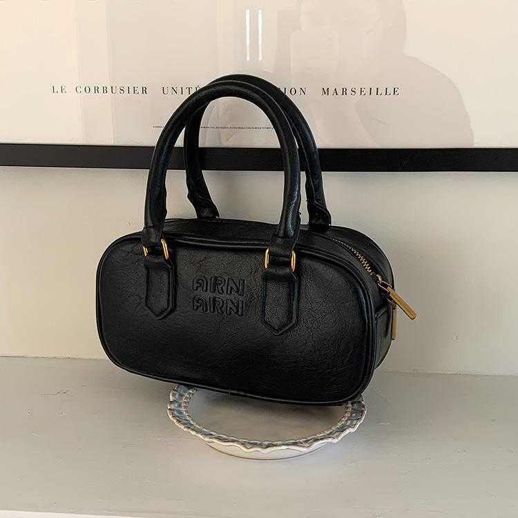 

Сумка женская премиум женская сумка сумка ретро бостонская сумка корейская универсальная сумка-мессенджер чёрный