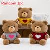 Bear Plush Teddy Toy Cartoon Soft Fill Doll Child Room Decoration Holiday Gift