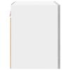 Hanging Cabinet with Door 2 pcs Grey Sonoma and White 40 x 31 x 40 cm
