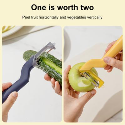 Vegetable Peeler 2 In 1 Rotary Peeler for Potato Carrot Fruit Non-Slip