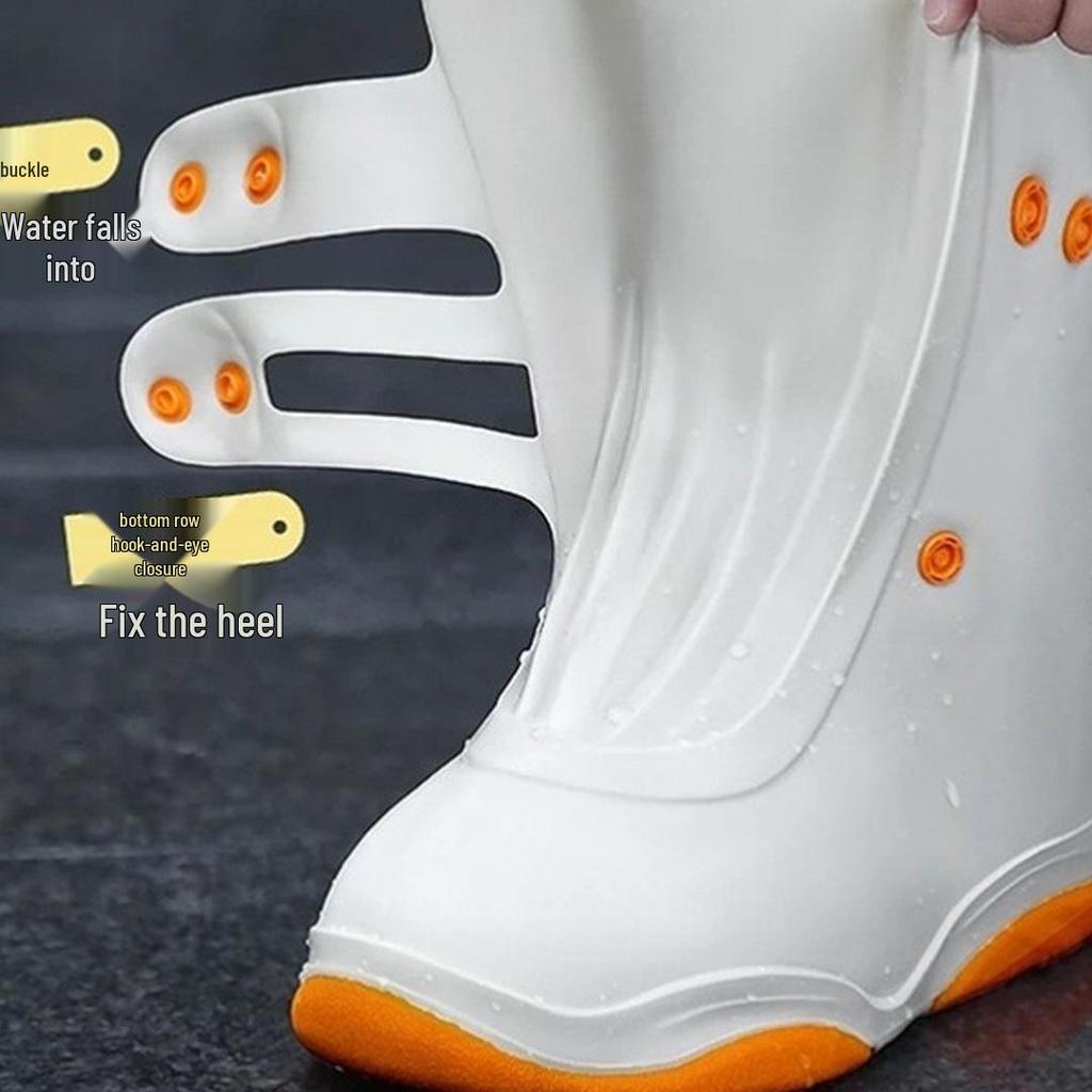 Waterproof Non-Slip Silicone Shoe Covers for Men & Women - Durable and Thickened for Outdoor Rainy Days