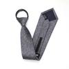 Black Zipper-Free Lazy Blue Men And Women Business Dress Interview To Work Groom Wedding Korean Version Narrow Tie