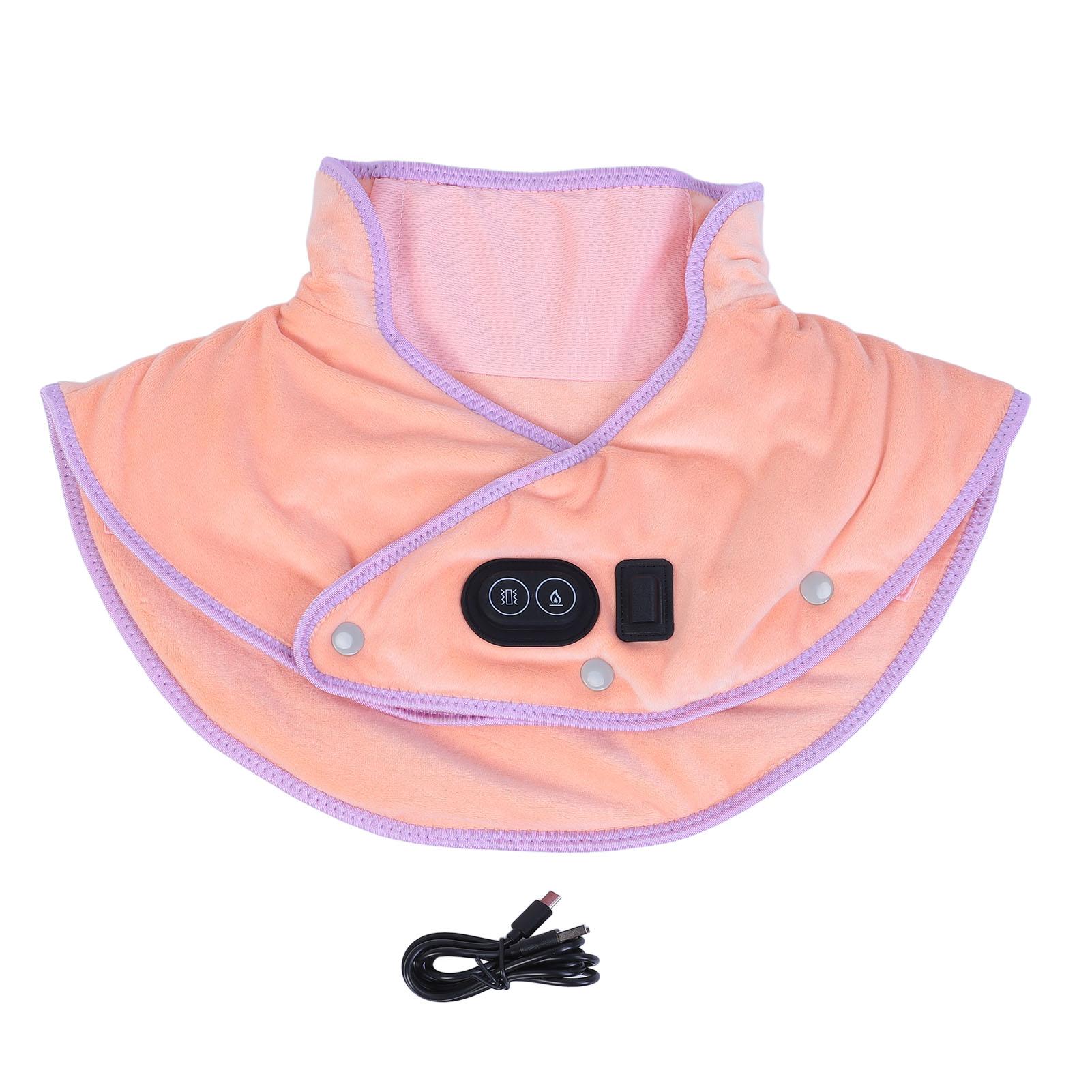 

Электрическая грелка для шеи, плеч, спины, 3 уровня температуры, сохранение тепла, подогрев, массаж Sh Orange