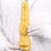 Zlatá silikonová měkká masturbační hůl Sexuální hračky simulační dildo Pussy Erotic Appliances