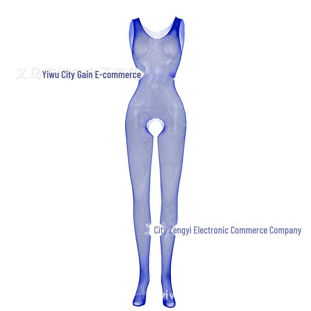 Black Silk Milk-Leak Stockings: Transparent Hollow Pajamas with Suspenders, Open Crotch Design W253.