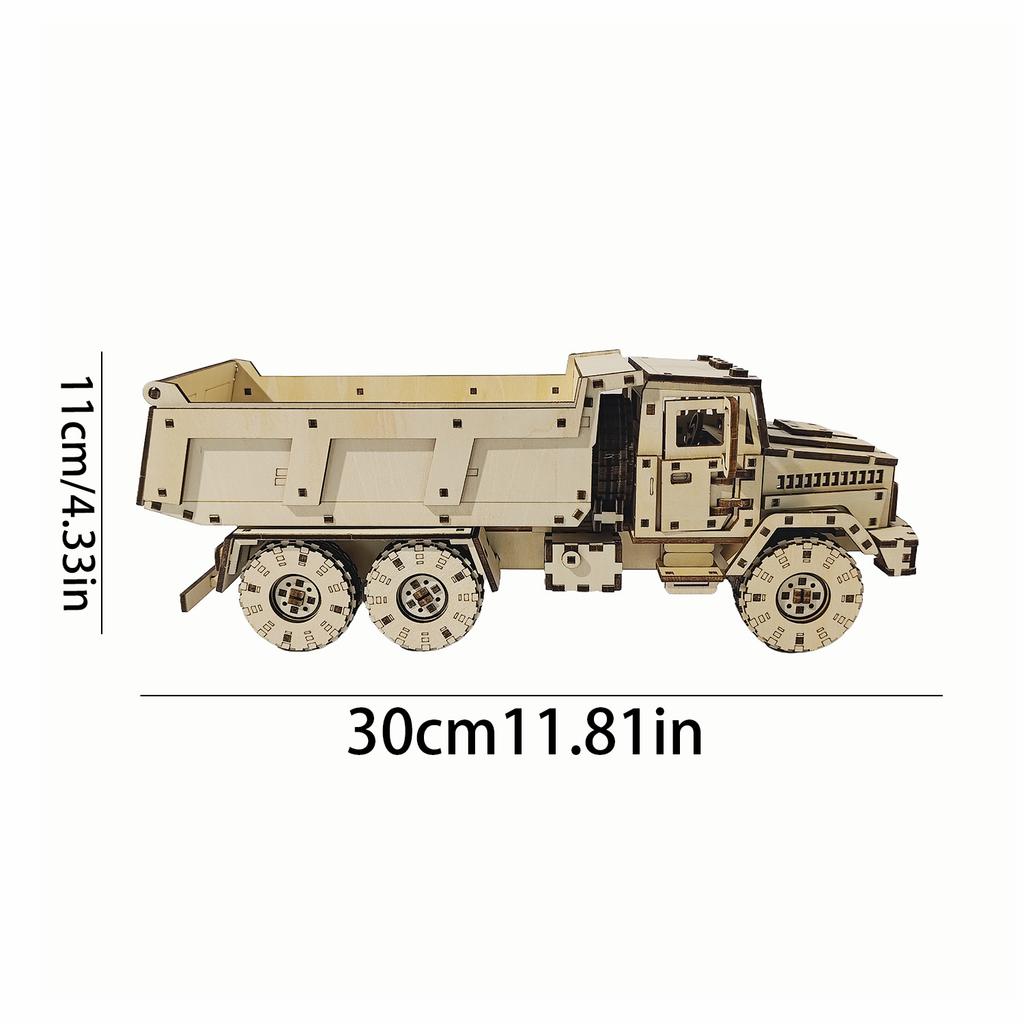 DIY Puzzle Dump Truck A challenging 3D dump truck puzzle for adults and teens DIY home decor Birthday, Christmas, and Halloween