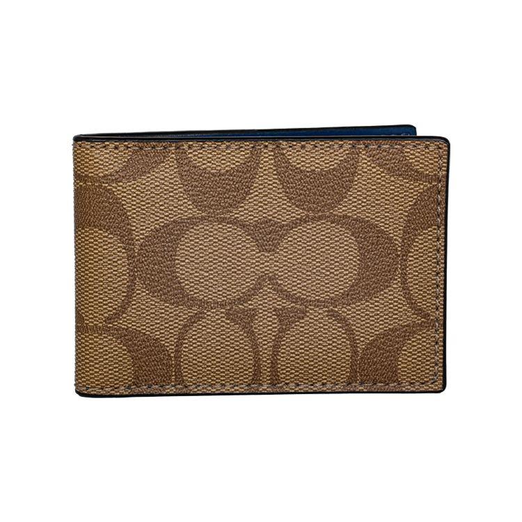 Coach X Disney 3 In 1 Wallet Men Wallet Brown 91655-QBOMH