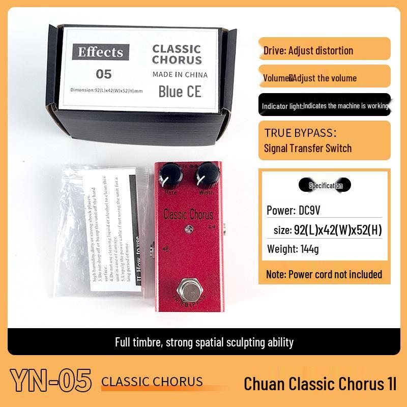 Portable Overdrive Distortion Tremolo Delay Guitar Effects Pedal