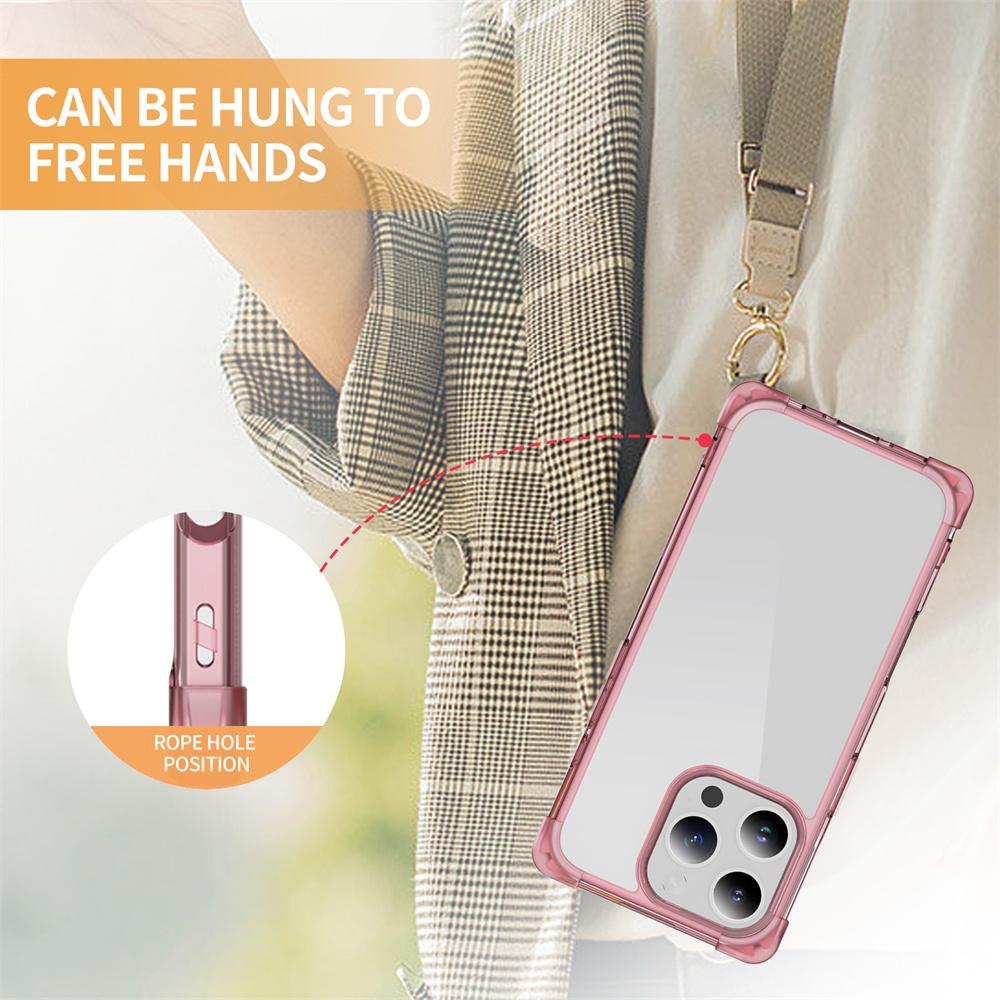 Clear Frosted Corners Armor Phone Case For iPhone 16 15 14 Plus 13 12 11 Pro Max X R XS 7 8 SE Solid Color Frame Protector Cover