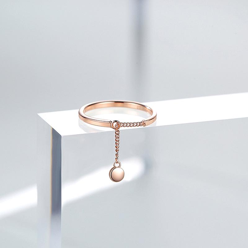 Versatile Fringe Chain Beaded Adjustable Ring for Women