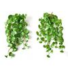 Soft Glue Artificial Plant Green Plants Wall Faux Copper Coin Grass Home Office Wall Hanging Succulent Plants Leaves Home Office