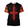 3D Print Jesus Cross T Shirt Men Women New Summmer Fashion Vintage Short Sleeve Men Oversize T-shirts Men Clothing Dropshipping