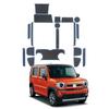 SHAOHAO Suzuki Hustler Bolso de Porta de Borracha Interior de Borracha Fácil e Acessórios de Interior (2ª geração) Tapetes MR52S/MR92S, Tapetes, Antiderrapantes,