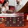 1 Pc Wooden Jewelry Storage Box Vintage Treasure Chest with Metal Lock Keepsake Boxes Home Gift Jewelry Rings Storage Container