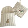 Cute Cartoon Embroidery Sanitary Pad Organizer For Travel And Makeup Storage