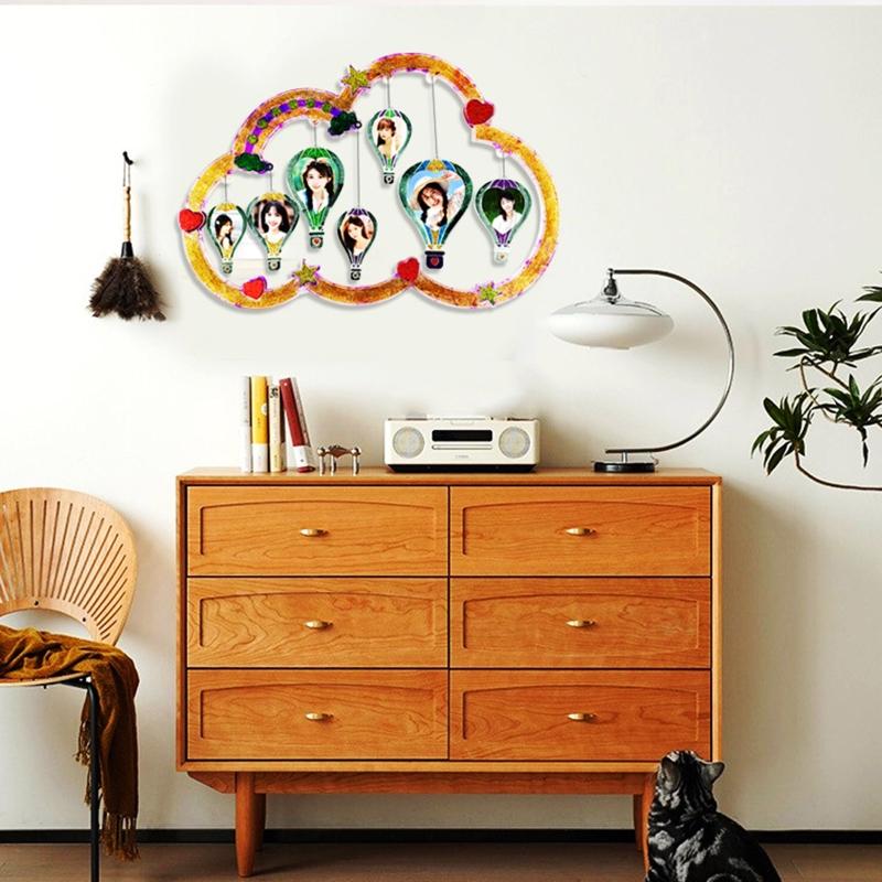 Photo Frame Decoration Silicone Mold Hot Air Balloon Epoxy Mold Resin Casting Pendant Mold Suitable for Diy Crafts