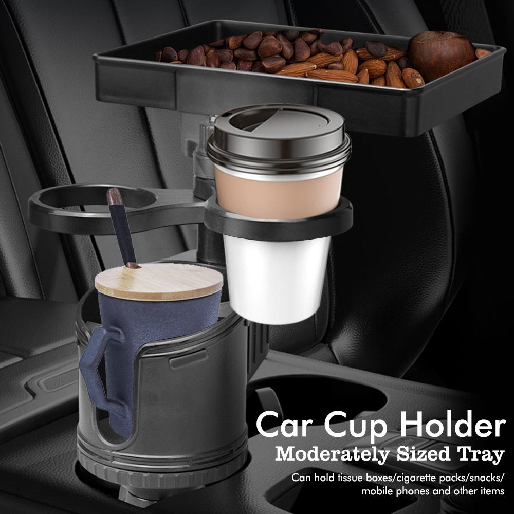 Multi-cup Car Cup Holder 360 Degree Rotating Car Cup Water Bottle Holder Car Cup Holder Car Dinner Plate Car Cell Phone Holder