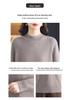 Women's Premium Wool Half-high Collar Winter Sweater - Warm Base Layer for Middle-aged & Elderly