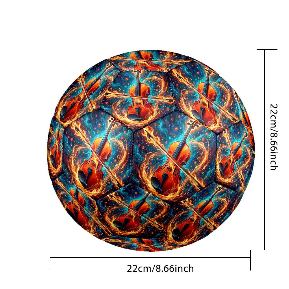 1pc Violin Symphony Durable Size 5 Soccer Ball Professional Match Training Football Indoor &Outdoor Sports Ball p6013