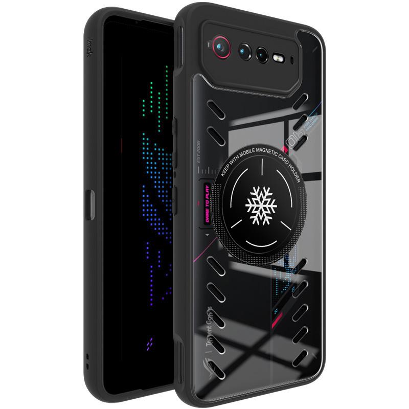 Seria IMAK UX-9A pentru Asus ROG Phone 6 5G/6 Pro 5G Husă Transparentă PC+TPU Disipare Căldură Carcasă Telefon