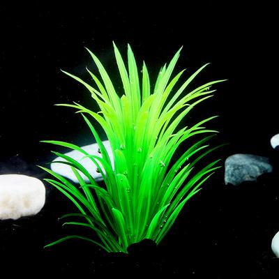 1PC Sztuczna trawa wodna Roślina akwariowa Akwarium Krajobraz Plastikowe sztuczne kwiaty Dekoracyjne ozdoby