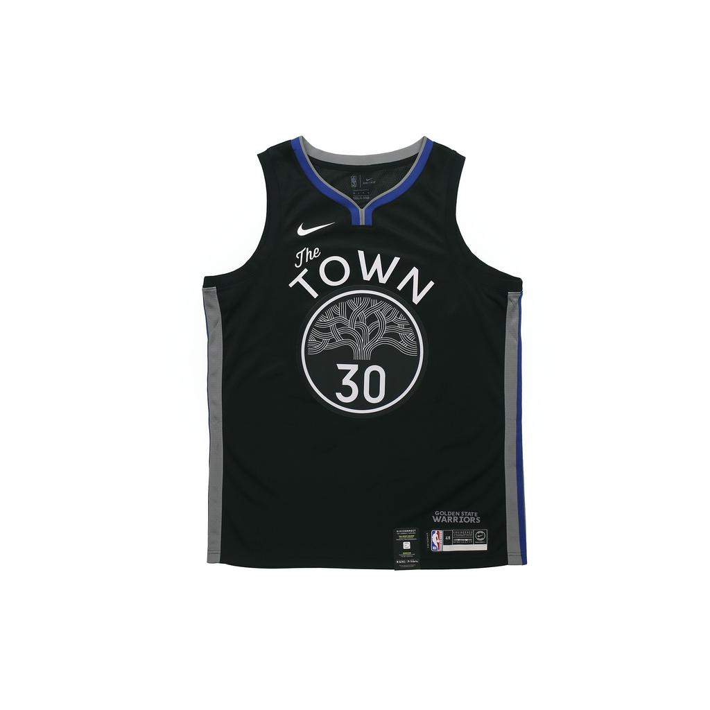 Nike NBA City Edition Jersey, Stephen Curry #30, 2019-2020, Warriors Basketball Vest Men Tops Black AV4638-014