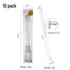 ZISIZ Stainless Steel Flat BBQ Skewers
