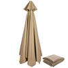 Polyester Umbrella Replacement Canopy 10ft Diameter Round Patio Umbrella Canopy Waterproof 6 /8Ribs Outdoor Umbrella Top Cover