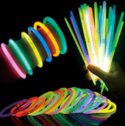 

iSmile Fluorescent Glowing Bracelets 10 Colors 100 Pieces Set Festival Prize Event