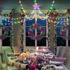 9.8Ft Waterfall String Lights With  Star Topper, 8Modes Indoor Outdoor Fairy Lights For Yard Party Home Garden Christmas Tree