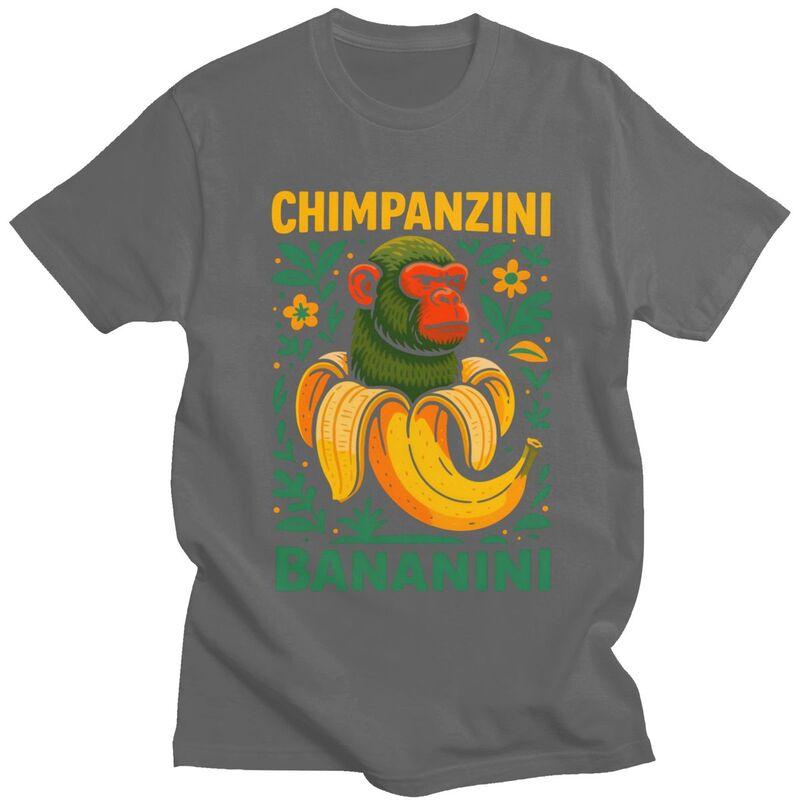 T-shirt Bananini Italian Brainrot Memes Hommes Femmes Manches Courtes T-shirt Graphique Hauts Coton Pur Ample Surdimensionné Vêtements
