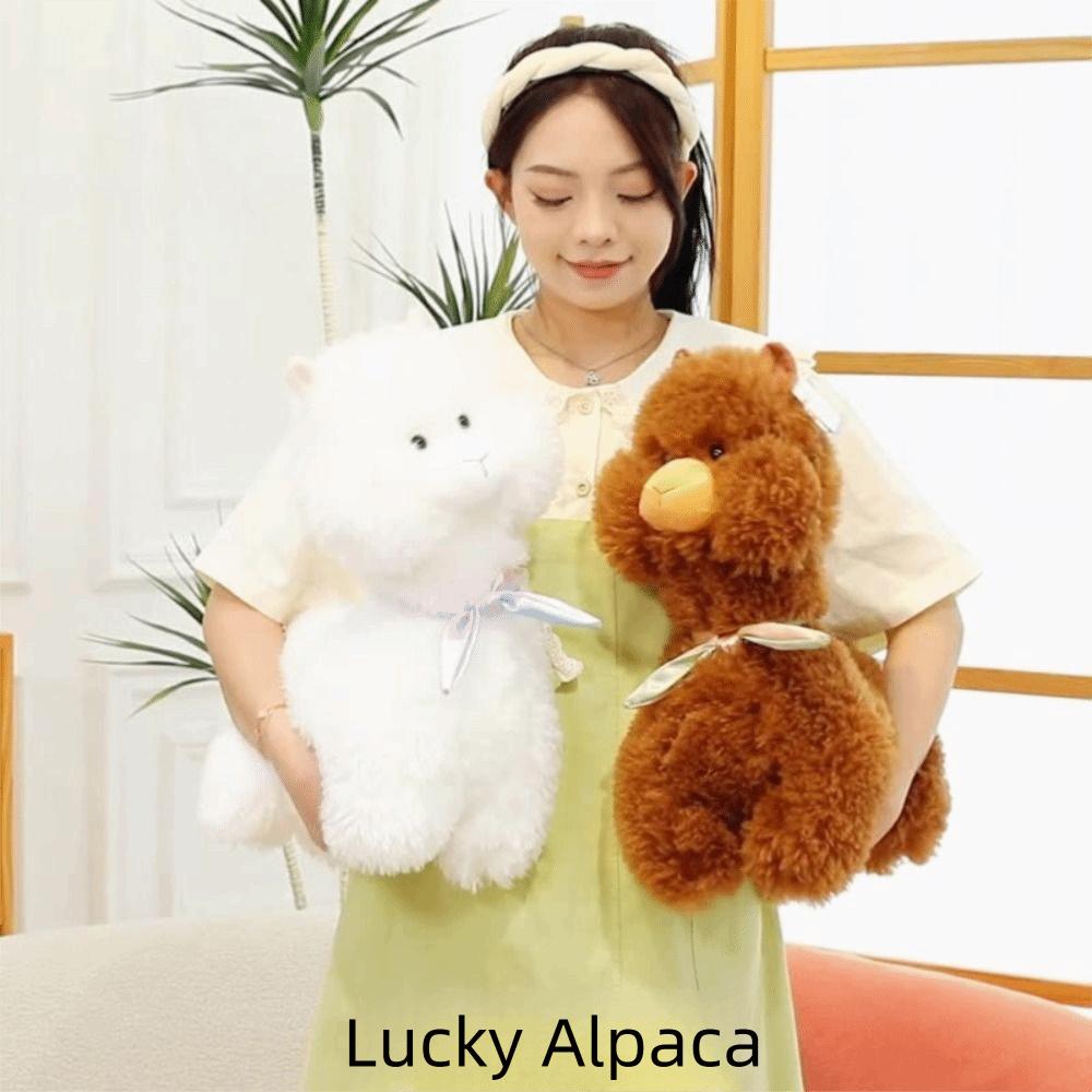 Chubby Face Plush Llama Dolls PP Cotton Animals Stuffed Toys Alpaca Plush Toys  Children Toys