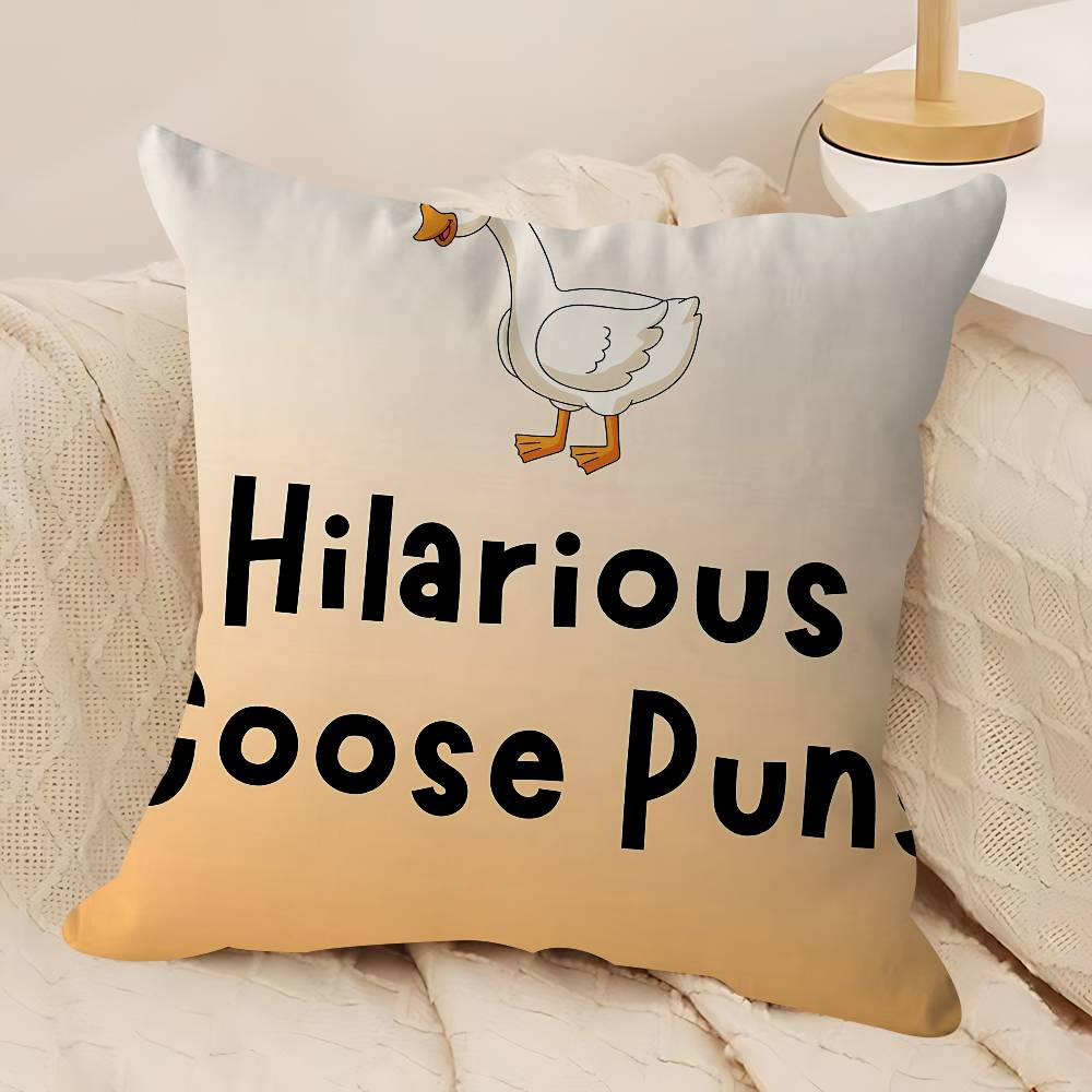 H-Honk Honk Pillow Gift Home Office Decoration Bedroom Sofa Car Cushion Cover Case 45x45