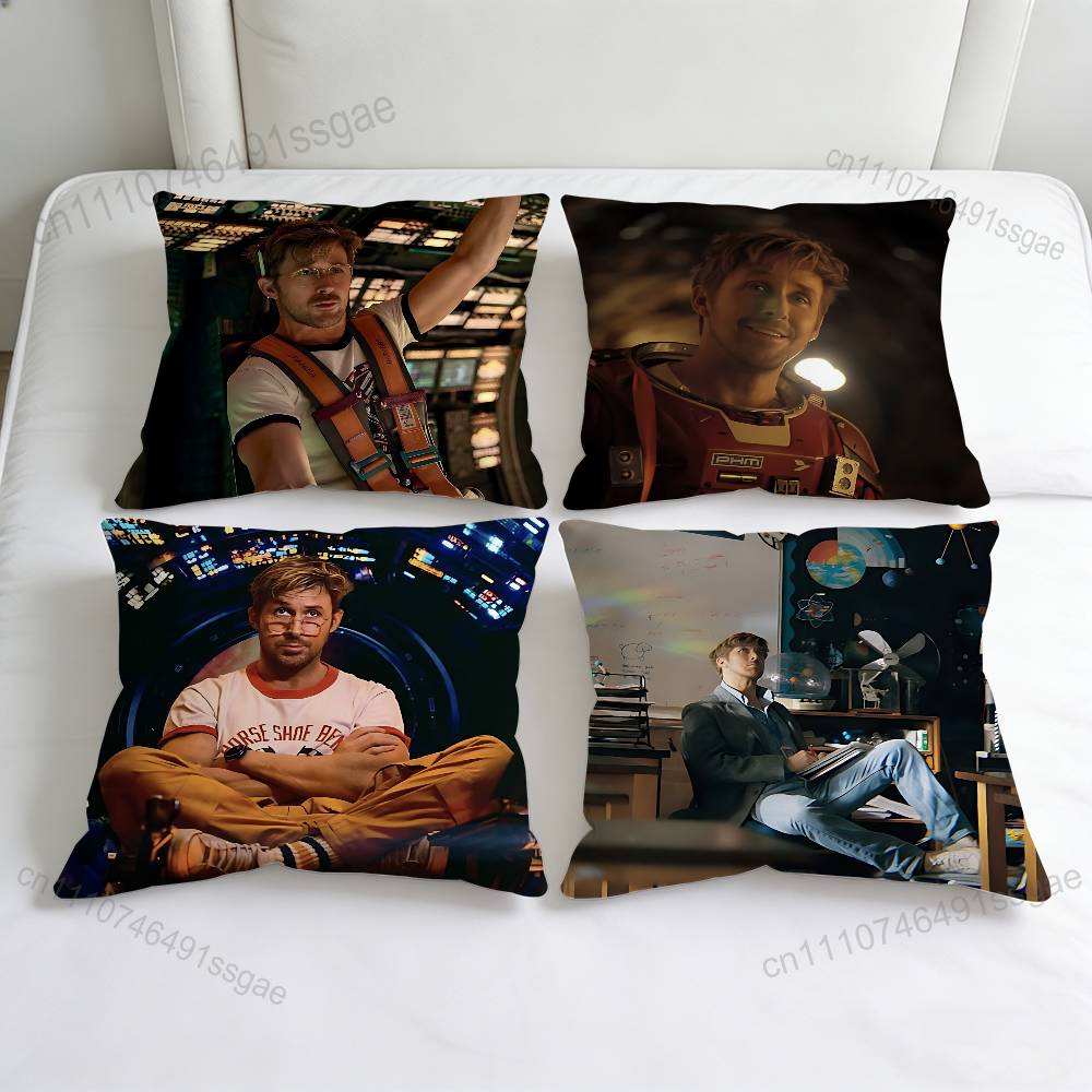 Ryan Gosling Project Hail Mary Decorative Square Pillow Cover Soft Comfortable Pillow Case Sofa Bed Home Decoration