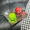 Einfache Welle Gemustertes Obstaufbewahrungstablett Modisches Heim Esstisch Aufbewahrungstablett Wohnzimmer Exquisites Dekotablett Geschenk