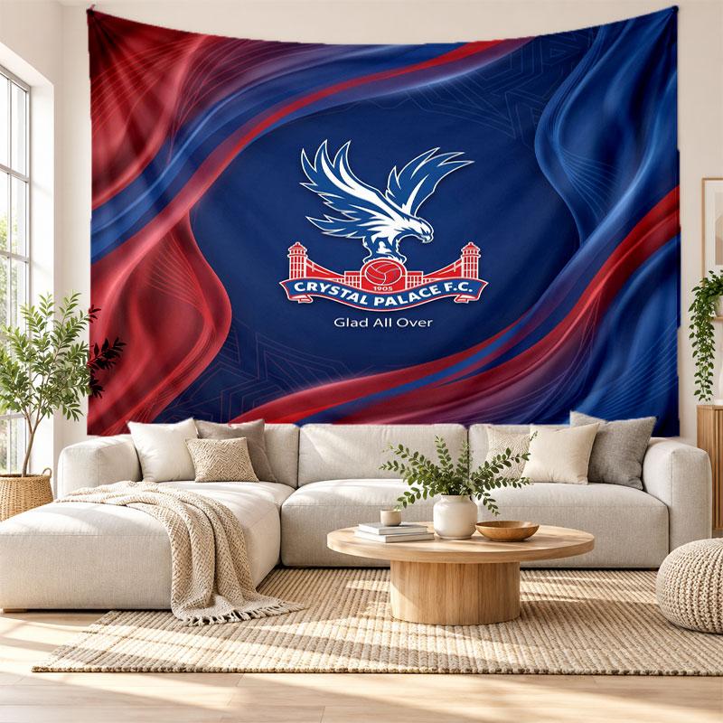 Crystal Palace Wall Tapestry, Soft Fabric Wall Hanging, Decorative Backdrop For Bedroom Home Wall Art