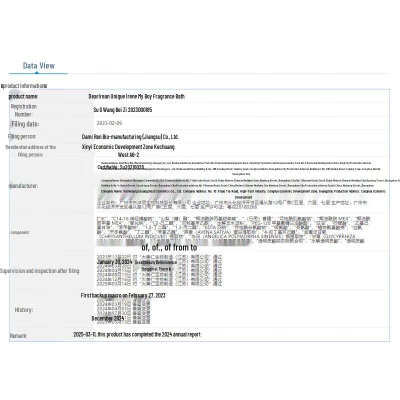 Dear Irean My Youth Scented Shower Gel