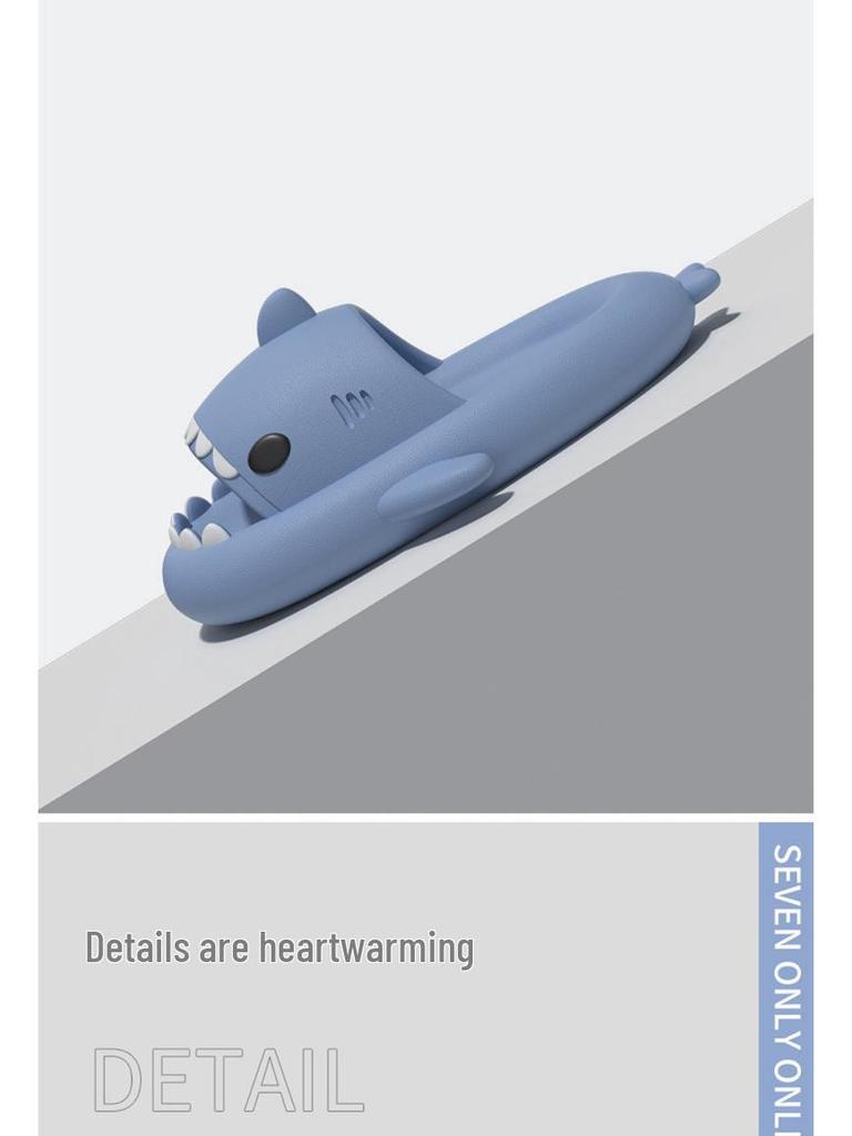 Kids' Shark EVA Summer Slippers - Parent-Child Soft Sole Sandals