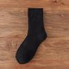Women's Mid-Calf Autumn/Winter Cotton Socks & Men's Thick Fleece-Lined Warm Terry Over-the-Knee Socks