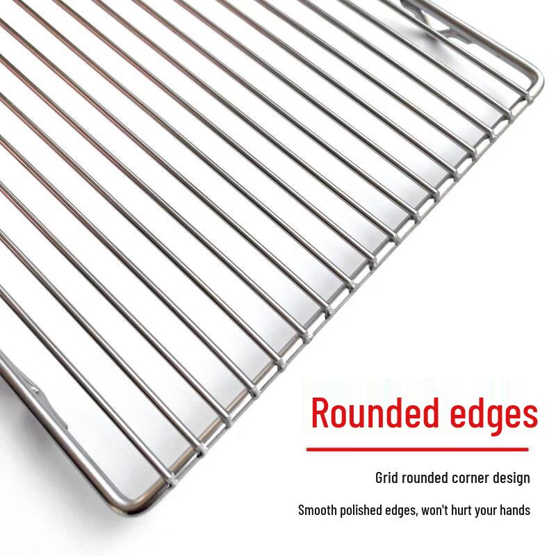 Heavy-Duty Round Stainless Steel BBQ Grill Grate