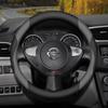 Leather Car Steering Wheel Cover for Nissan Patrol Y63 Xtrail Kicks Qashqai Versa Sentra Altima Armada 2011 - 2025 Accessories