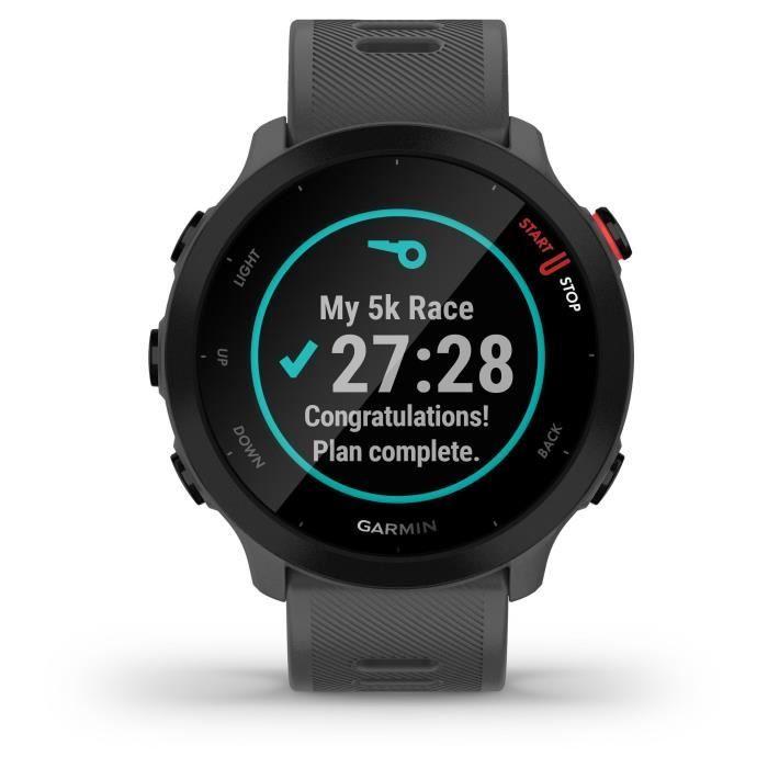 Sport-Smartwatch - GARMIN - Forerunner 55 - Monterra Grey (Grau)