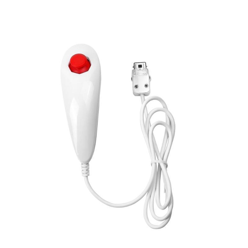 Двухцветный игровой контроллер для WII: Двухкомпонентные левый и правый контроллеры со встроенным акселерометром.