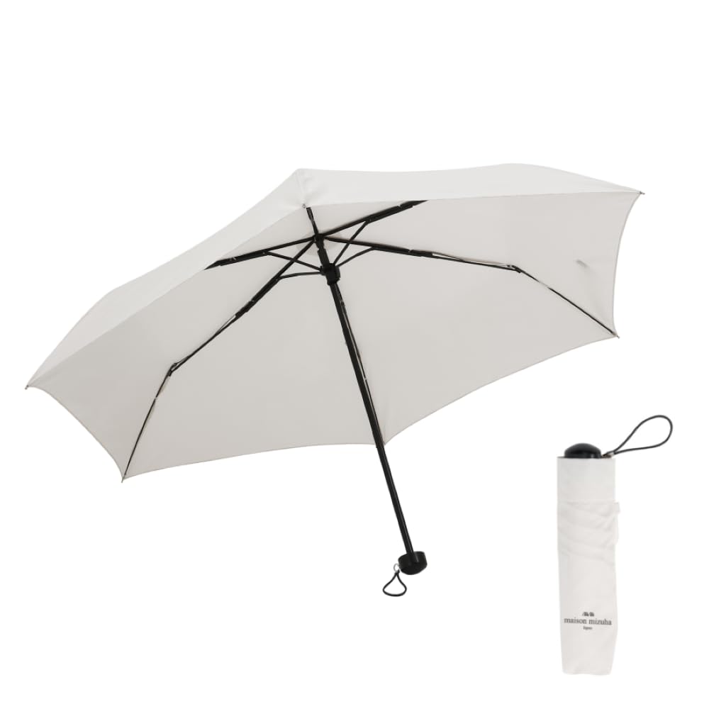 Lightweight folding rain umbrella neat large for storage bag umbrella, white, foldable, umbrella, case, storage, size, sturdy, windproof,