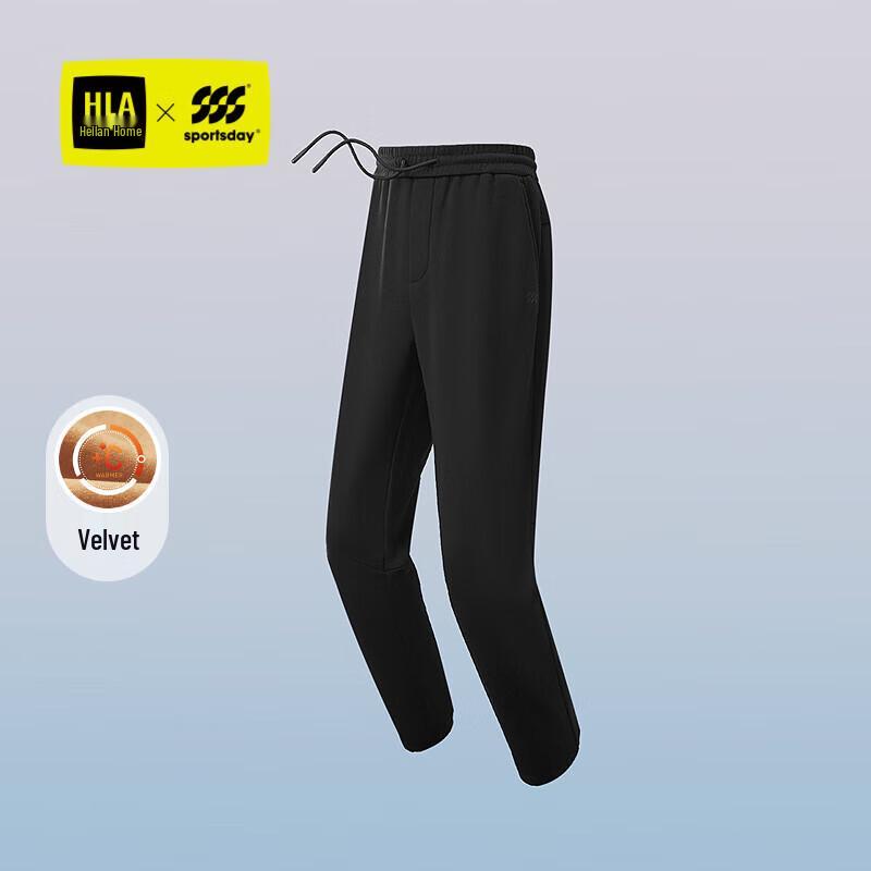 

HLA Men s SPORTSDAY Fleece-Lined Straight Fit Sweatpants L