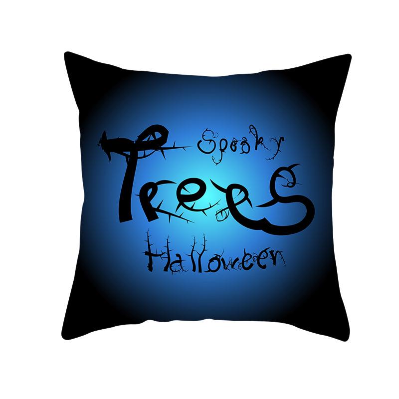 New Peach Skin Halloween Pillowcase Home Wish Home Supplies Cushion Cover Waist Pillowcase