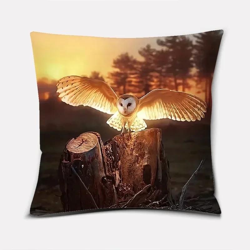 Animal Pillow Series Deer Penguin Fox Pillow bedroom Study Room Sofa restaurant seat balcony rocking chair pillow sleeve
