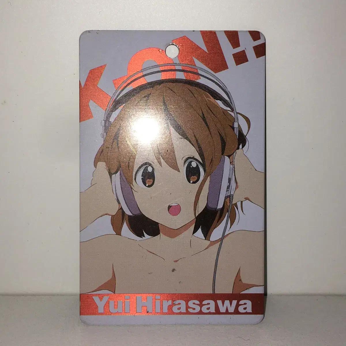 

K-on Metal Card - Хирасава Юи