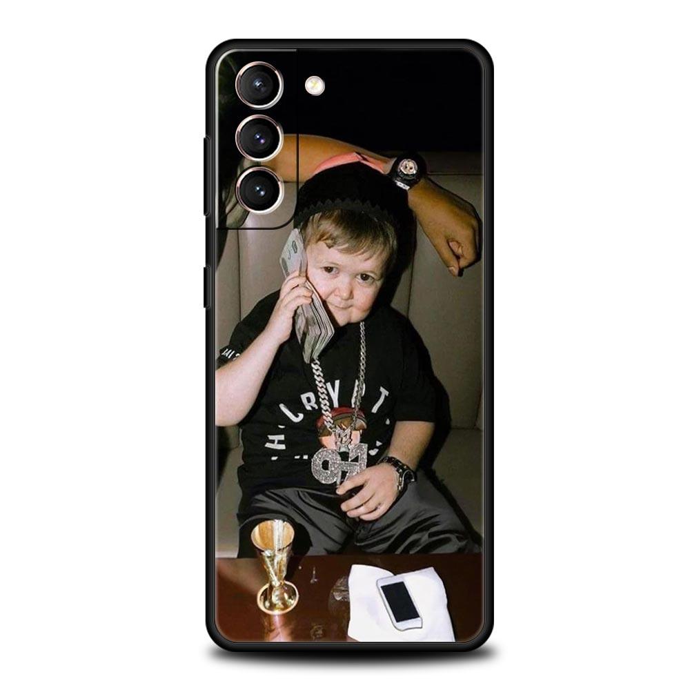 Phone Case For Samsung Galaxy S24 S23 Ultra S22 S21 S20 FE 5G S10 S10E S9 Plus S8 Soft Silicone Black Cover Funny Hasbulla